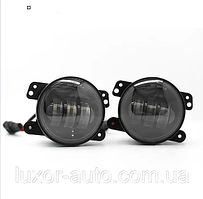 Універсальні врізні протитуманні фари LED LUXOR 4" 40 W 100 mm 6000 K Білий