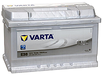 Аккумулятор 74Ач 750А 12В VARTA E38 Silver Dynamic (R+) Varta 574 402 075 6СТ-74