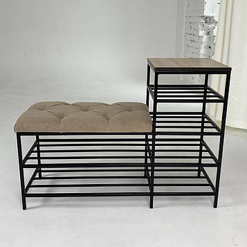 Банкетка для взуття Барселона-1 велюр