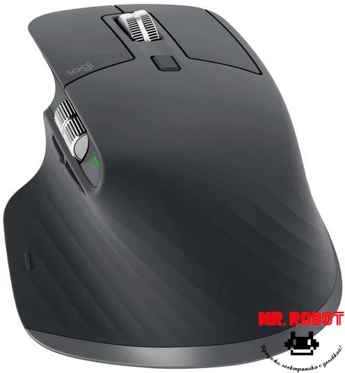 Беспроводная компьютерная мышка Logitech MX Master 3S (черная) - фото 3 - id-p1933475642