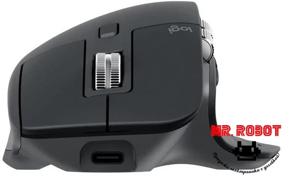 Беспроводная компьютерная мышка Logitech MX Master 3S (черная) - фото 5 - id-p1933475642