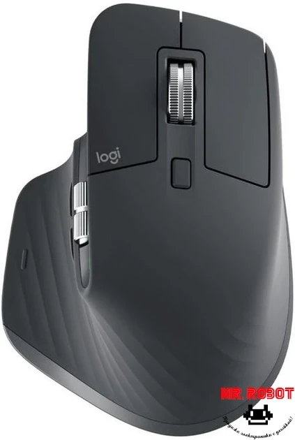 Беспроводная компьютерная мышка Logitech MX Master 3S (черная) - фото 4 - id-p1933475642