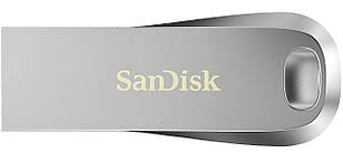 Накопичувач SanDisk  256GB USB 3.1 Type-A Ultra Luxe Срібний Baumar - Порадуй Себе