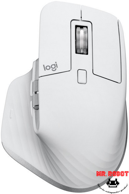 Беспроводная компьютерная мышка Logitech MX Master 3S (белая) - фото 6 - id-p1933475663