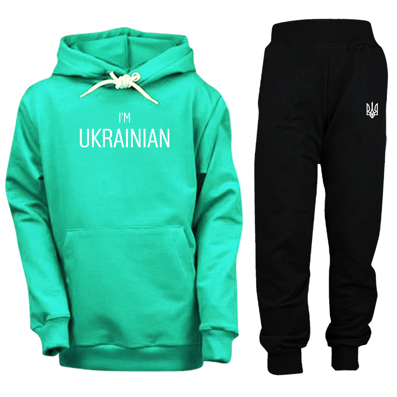 Стильний спортивний костюм для дівчинки "I'm Ukrainian", 3-16 років