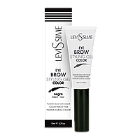 Стайлер для бровей LeviSsime Eye Brow Styling Gel Color Черный цвет 10мл (8435054647062)