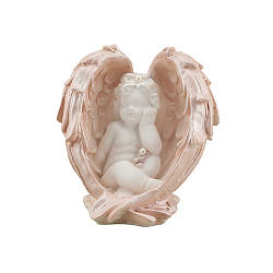 Статуетка Ангел в крилі з перлинками (гіпс) AN0729-2(G)
