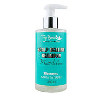 Шампунь для глубокой очистки кожи головы Мята-Лайм Top Beauty Scalp Scaling Shampoo Mint&Lime 250 мл