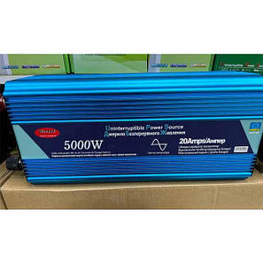 Перетворювач напруги Power Inverter Wimpex WX-5100 5000W 12V UPS, інвертор, чиста синусоїда із заряджанням, фото 3
