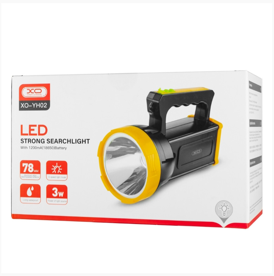 Ліхтарик ручний XO-YH02 1200mA, фото 1