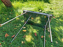 Мангал валіза неіржавка на 8 шампурів товщина 2 мм, фото 4