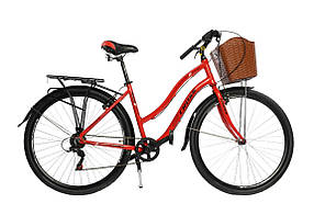 Велосипед Дорожний-City Cross 28" Elegant 2022 Рама-18" Червоний