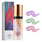 Основа під макіяж Jomtam, 40мл + Подарунок Маска стік для обличчя / Триколірна база під макіяж / Праймер для обличчя, фото 3