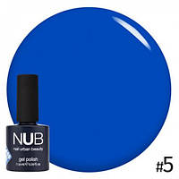 Гель-лак NUB Glass Gel 05 / витражный / синий / 11.8 мл