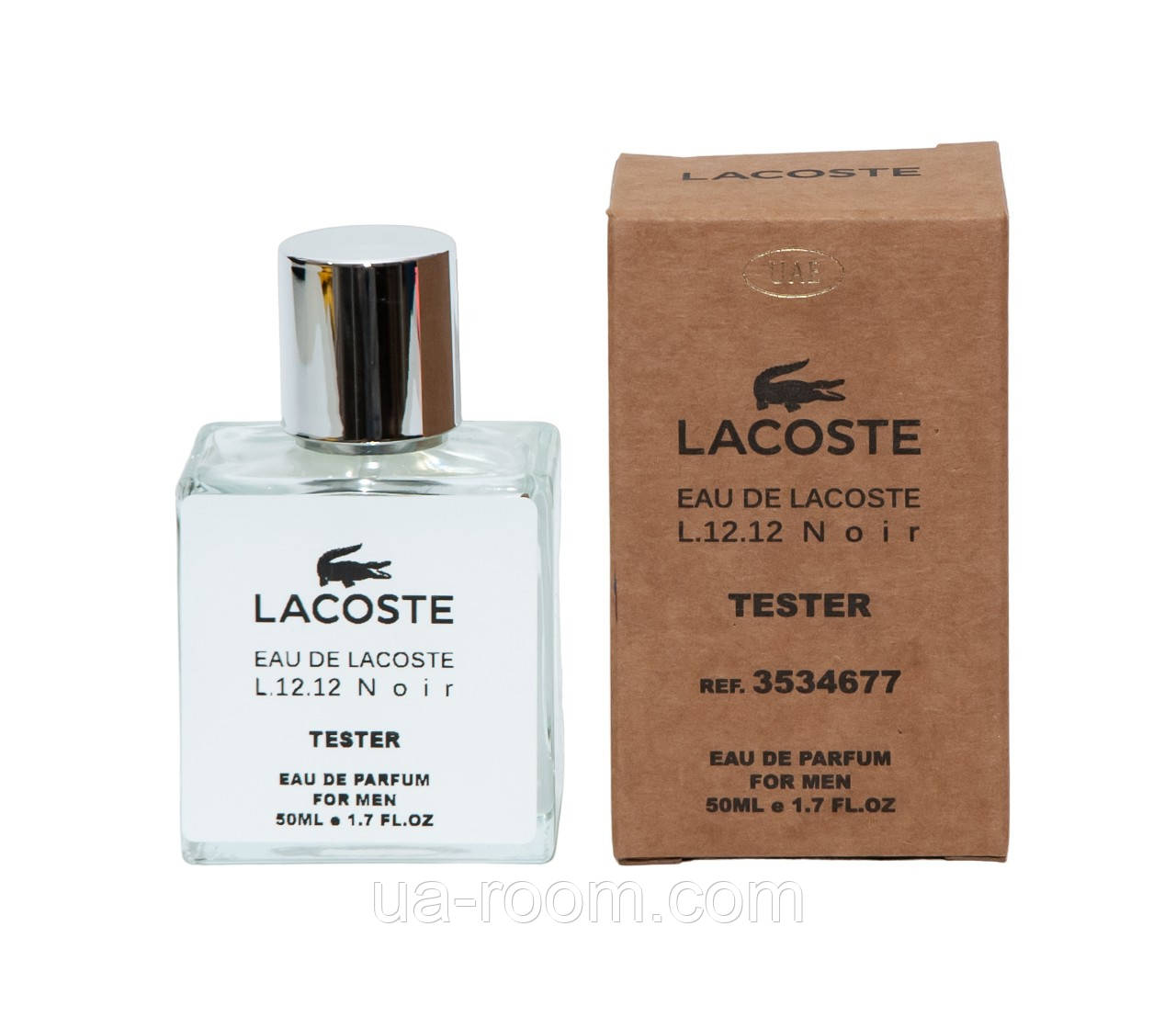 Тестер DUBAI унисекс Lacoste Eau De Lacoste L.12.12 Noir, 50 мл., фото 1