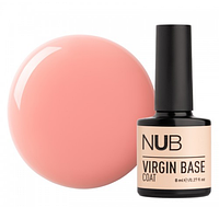 NUB Virgin Base 03 / каучуковая основа камуфлирующая нового поколения 03 / нежно-персиковый / 8 мл