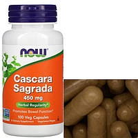 Каскара саграда NOW Cascara Sagrada 450 mg 100 капсул