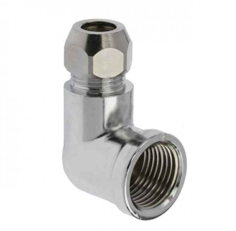 Коліно d10х1/2"В Albertoni, фото 1