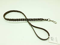 Повідець для собак ручної роботи плетена шкіра 2/2/100