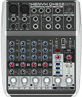 Портативный 6-канальный аналоговый микшерный пульт Behringer Xenyx QX602MP3 OKI