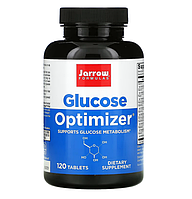 Jarrow Formulas Glucose Optimizer, 120 таблеток: регуляция глюкозы