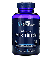 Европейский молочный чертополох, European Milk Thistle Advanced Phospholipid Delivery, Life Extension, 120