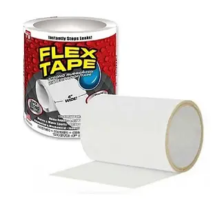 Надсильна клейка стрічка Flex Tape 10*152 см Біла