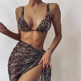 Роздільний купальник з парео all Скидка  1001