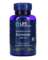 Бромелаин в специальной оболочке, Specially Coated Bromelain, Life Extension, 500 мг, 60 таблеток