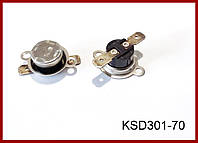 KSD301-70, термопредохранитель, 250V-10A, (75°C).