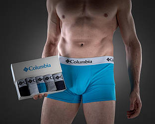 Боксери columbia чоловічі 5 Шт комплект нижньої білизни коламбія чоловічий набір білизни