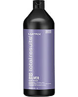 Matrix Total Results So Silver шампунь для нейтрализации желтизны 1л, Антижелтый шампунь для волос