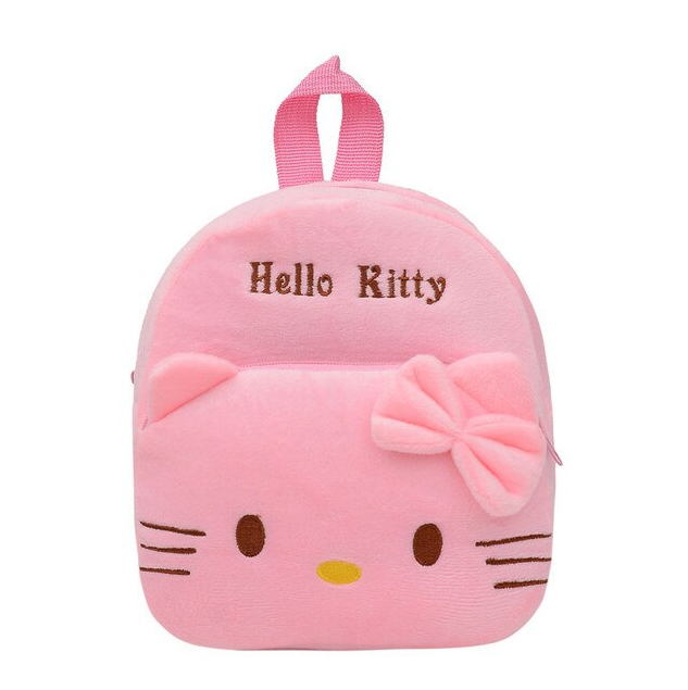 Рюкзачок для садка. Дитячий м'який рюкзак для дівчини Hello Kitty, Хеллоу Кітті. Плюшевий рюкзак для дітей