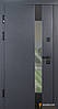 Вхідні двері з терморозривом модель Tower 527 комплектація TERMIX сірі, ABWEHR, фото 2