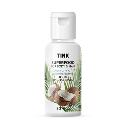 Кокосова олія косметична Tink Coconut Oil, 30 мл
