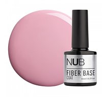 NUB Fiber Base 03 Rose - основа с армирующими волокнами (пыльно-розовая), 8 мл