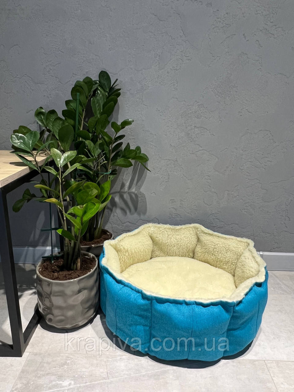 Лежанка для собаки, кота, лежак для собаки, кота, спальне місце МЕБЛЕВА ЗНОСОСТІЙКА ТКАНИНА, фото 1