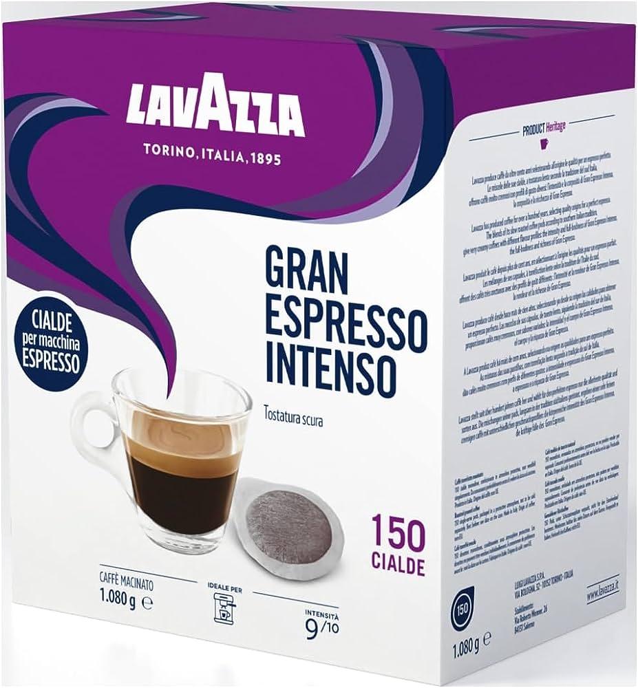 Кава в чалдах/молодозах Lavazza Gran Espresso Intenso 150 шт. ESE (44 мм), фото 1