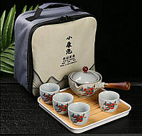 Чайные наборы для чайной церемонии Дорожный Портативный из 6 предметов для путешествий
