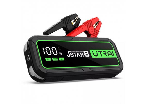 Автомобільний пусковий пристрій, бустер UTRAI JStar 8 3000А 12В 20000 мАг, фото 1