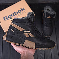 Мужские зимние черные ботинки Reebok, мужские зимние спортивные ботинки, мужские теплые ботинки Рибок