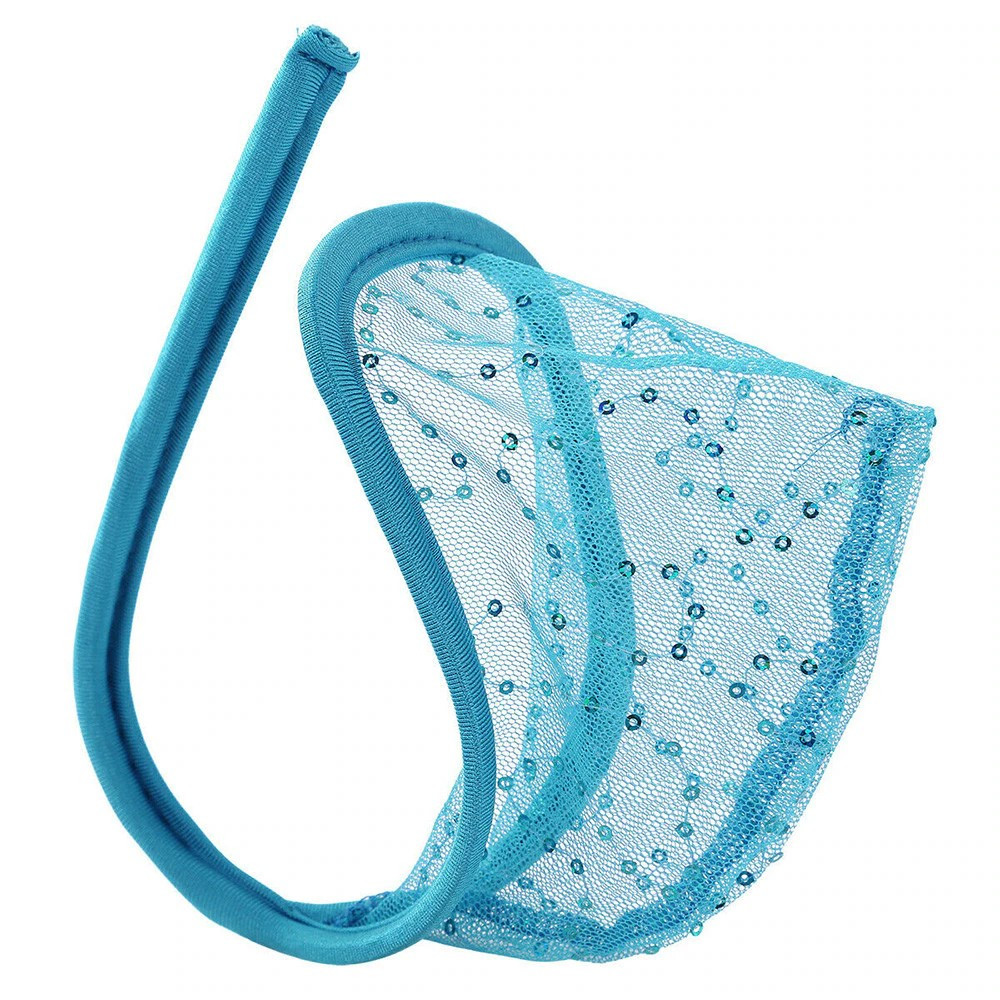 Чоловічі с-стрингі блакитні, фото 1