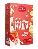 Каша вівсяна з бананом, полуницею та вершками, 200 г "Holm's"