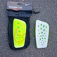 Футбольные качесенные защитные щитки на ноги жесткие Футбольные Nайк Mercurial LiteТ