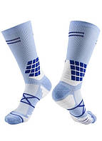 Компрессионные Спортивные для бега велоспорта Мужские носки SPI Eco Compression socks 41-45blue 4556 b