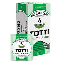 Акция! Чай зеленый TOTTI TEA 2г х 25шт Изумрудный лист