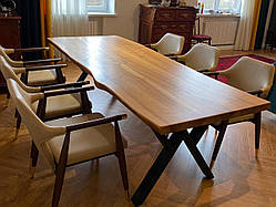 Дерев'яний конференц-стіл із слебів ясена