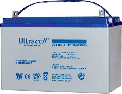 Акумулятор гелевий Ultracell ucg100-12 12v 100ah