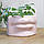 Горщик керамічний кашпо для квітів "Губи" Рожевий  0,7л Rezon Р289, фото 2