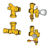 Комплект Giacomini R557KY002 для колекторів теплої підлоги (для насосів з електронним регулюванням)
